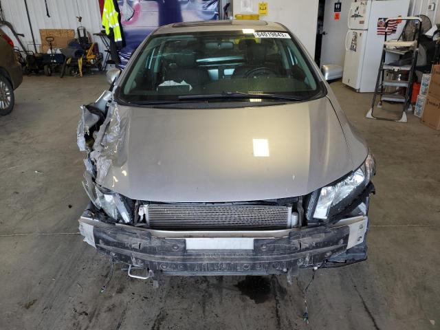 2HGFB2F93FH541197 - 2015 HONDA CIVIC EXL SILVER photo 5