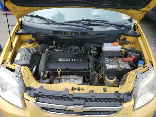 KL1TD5DE7BB128836 - 2011 CHEVROLET AVEO LS 黄色 照片 11