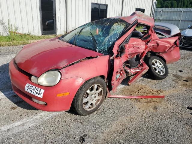 1B3ES46C9YD756568 - 2000 DODGE NEON BASE RED photo 1