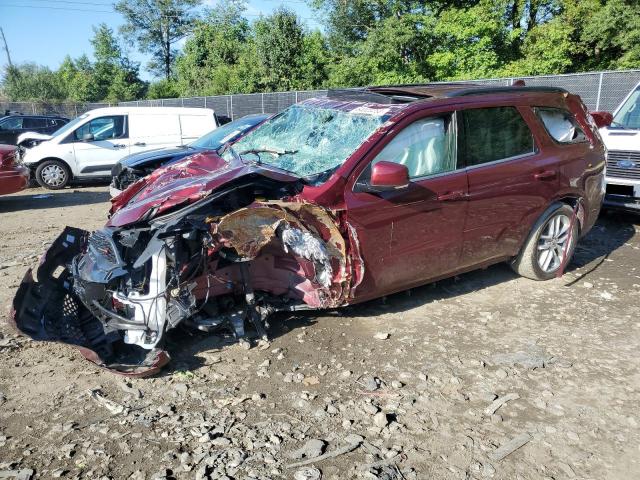 1C4RDJDG2NC134250 - 2022 DODGE DURANGO GT BURGUNDY photo 1