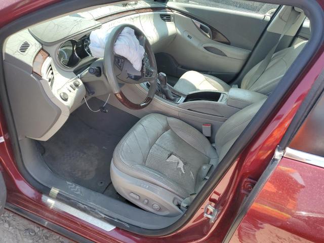 1G4GE5EV5AF321429 - 2010 BUICK LACROSSE CXS RED photo 7