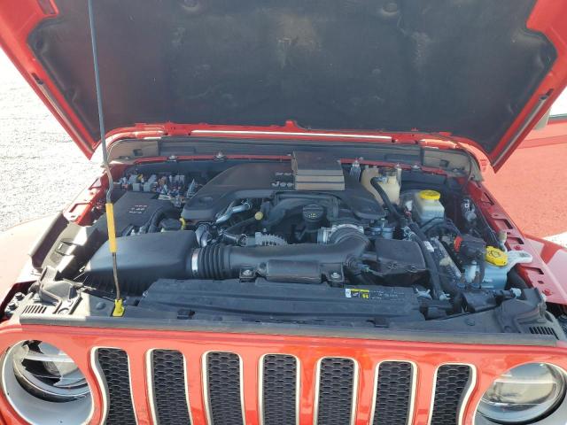 1C4HJXEG0JW148646 - 2018 JEEP WRANGLER U SAHARA წითელი ფოტო 11