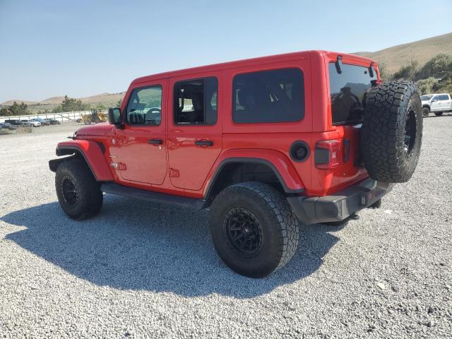 1C4HJXEG0JW148646 - 2018 JEEP WRANGLER U SAHARA წითელი ფოტო 2