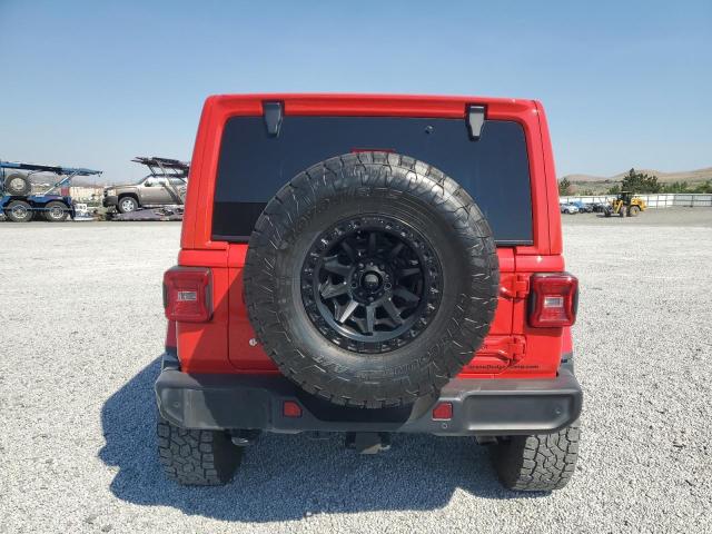 1C4HJXEG0JW148646 - 2018 JEEP WRANGLER U SAHARA წითელი ფოტო 6