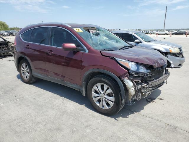 5J6RM3H73DL022149 - 2013 HONDA CR-V EXL MAROON photo 4