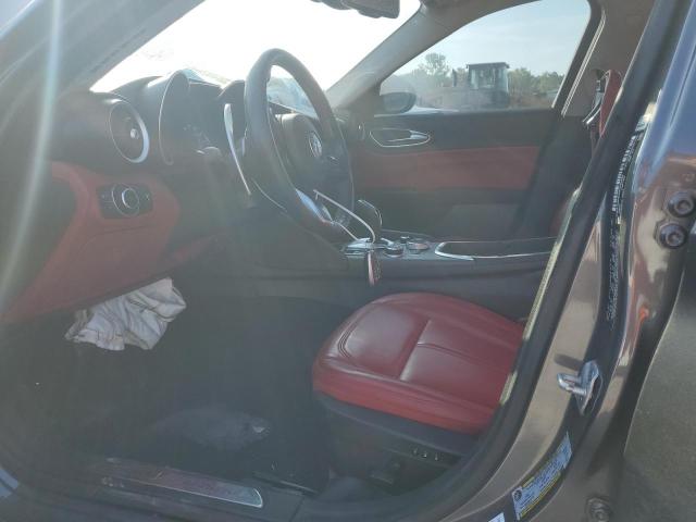 ZARFAMBN3M7649558 - 2021 ALFA ROMEO GIULIA TI GRAY photo 7