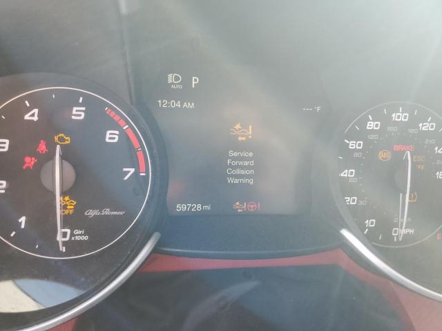 ZARFAMBN3M7649558 - 2021 ALFA ROMEO GIULIA TI GRAY photo 9