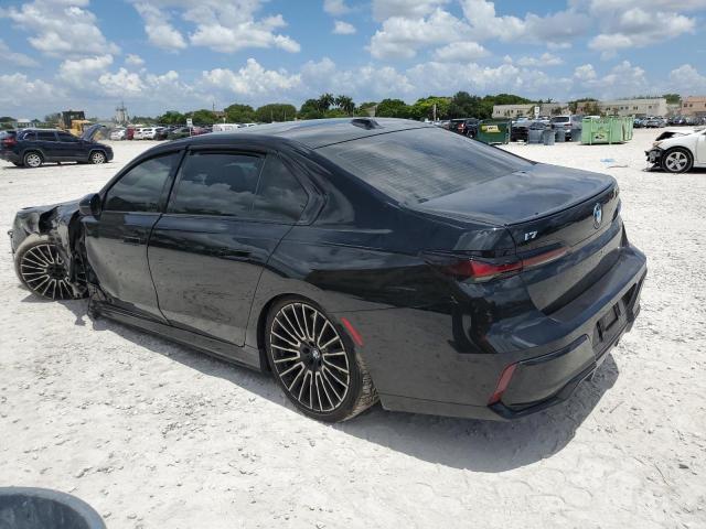 WBY43EJ04RCR75230 - 2024 BMW I7 EDRIVE50 შავი ფოტო 2