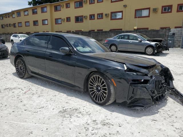 WBY43EJ04RCR75230 - 2024 BMW I7 EDRIVE50 შავი ფოტო 4