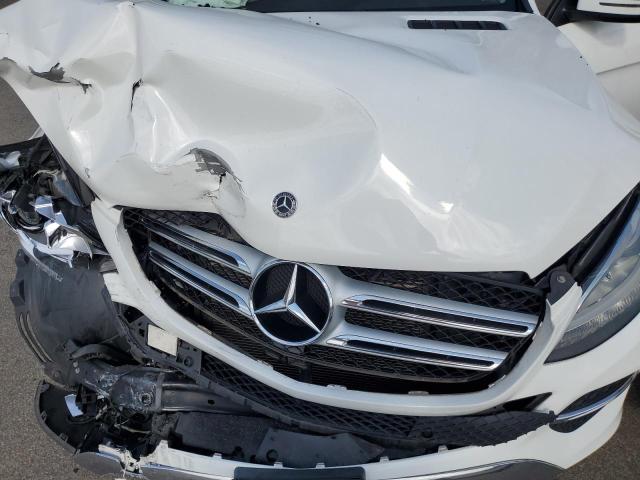 4JGDA5HB0HA952855 - 2017 MERCEDES-BENZ GLE 350 4MATIC WHITE photo 12