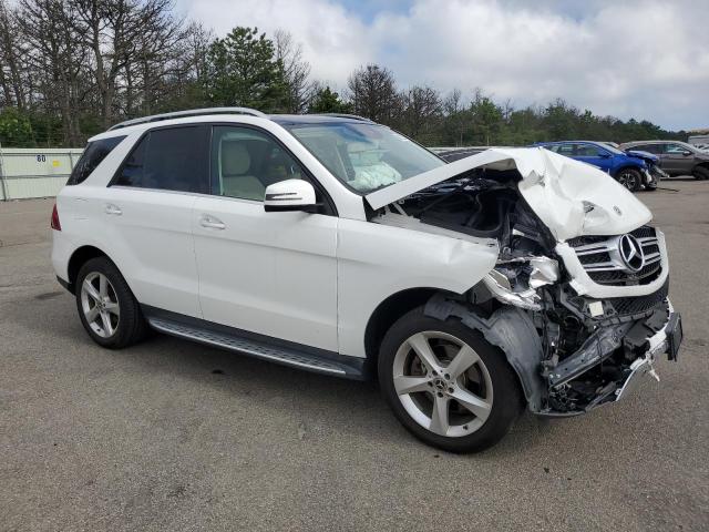 4JGDA5HB0HA952855 - 2017 MERCEDES-BENZ GLE 350 4MATIC WHITE photo 4
