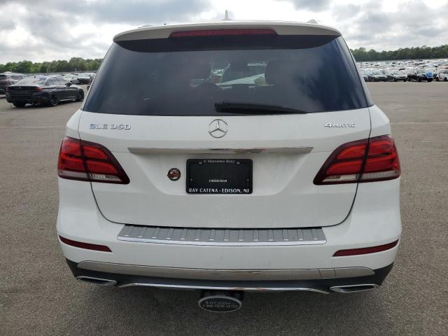 4JGDA5HB0HA952855 - 2017 MERCEDES-BENZ GLE 350 4MATIC WHITE photo 6