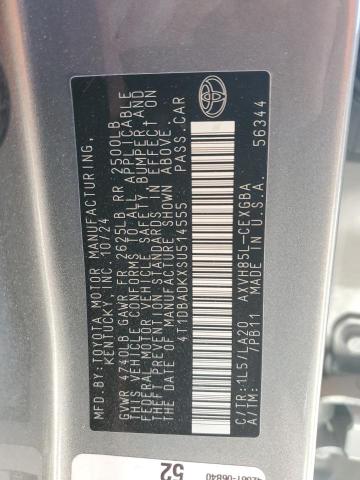 4T1DBADKXSU514555 - 2025 TOYOTA CAMRY XSE Gümüş foto 13