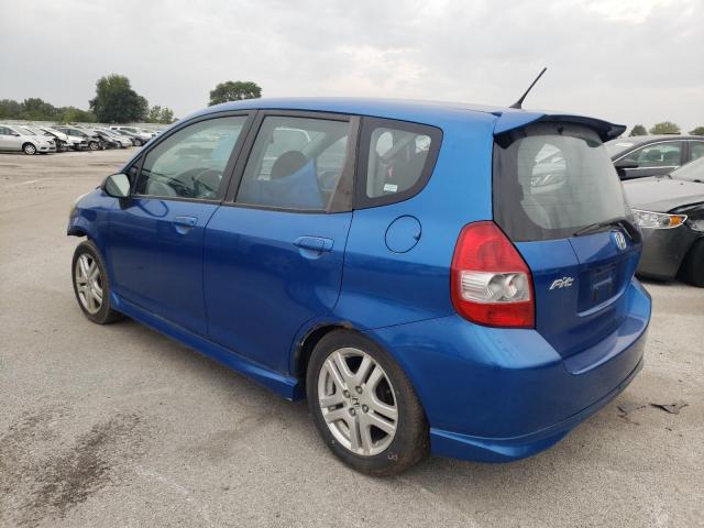 JHMGD38657S066618 - 2007 HONDA FIT S 蓝色 照片 2