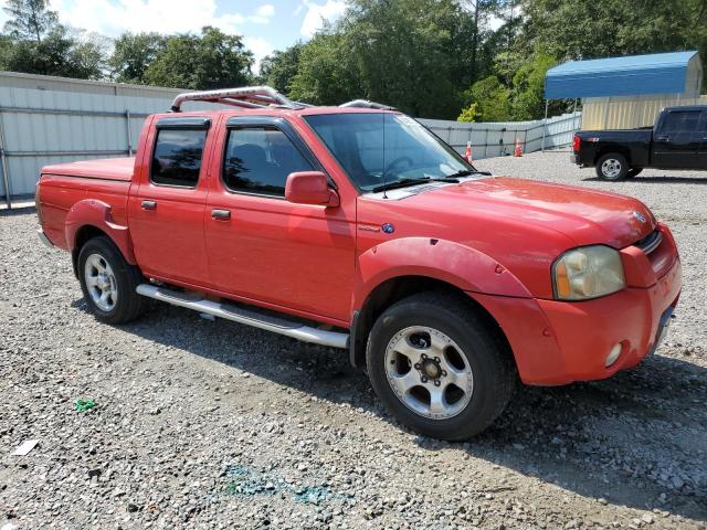 1N6MD27T71C384258 - 2001 NISSAN FRONTIER CREW CAB SC RED photo 4