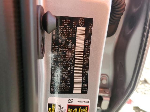 4T1G11AK0PU174084 - 2023 TOYOTA CAMRY SE NIGHT SHADE SILVER photo 13