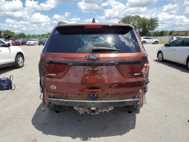 1FM5K8GT2GGB13718 - 2016 FORD EXPLORER SPORT BROWN photo 6