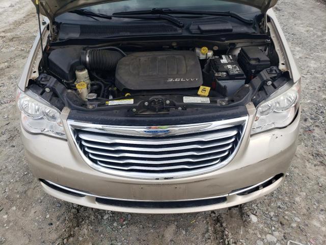 2C4RC1CG8DR531360 - 2013 CHRYSLER TOWN & COU TOURING L BEIGE photo 12