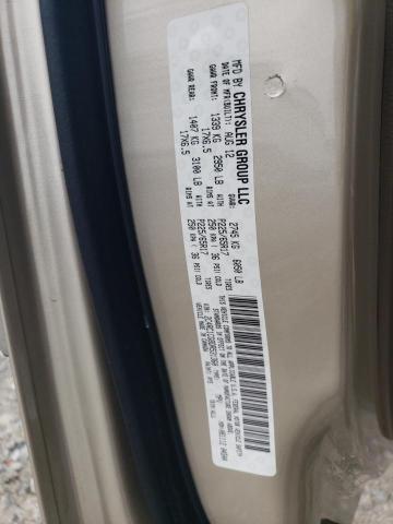 2C4RC1CG8DR531360 - 2013 CHRYSLER TOWN & COU TOURING L BEIGE photo 13