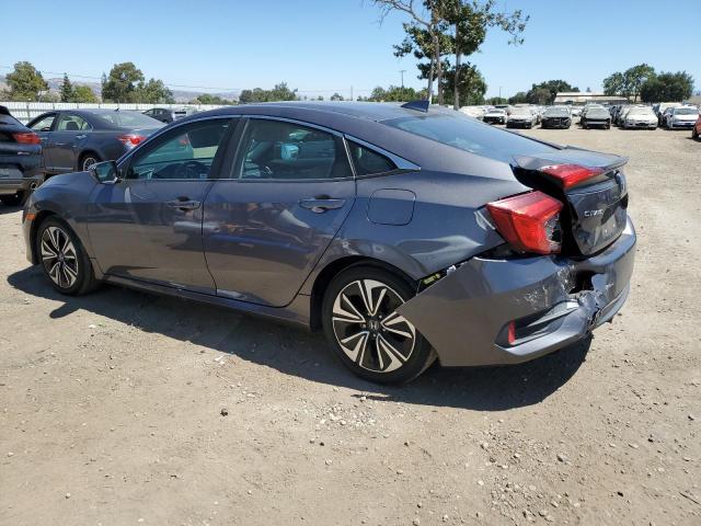 2HGFC1F78HH658699 - 2017 HONDA CIVIC EXL GRAY photo 2
