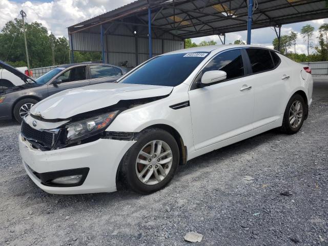 KNAGM4A76D5352768 - 2013 KIA OPTIMA LX WHITE photo 1