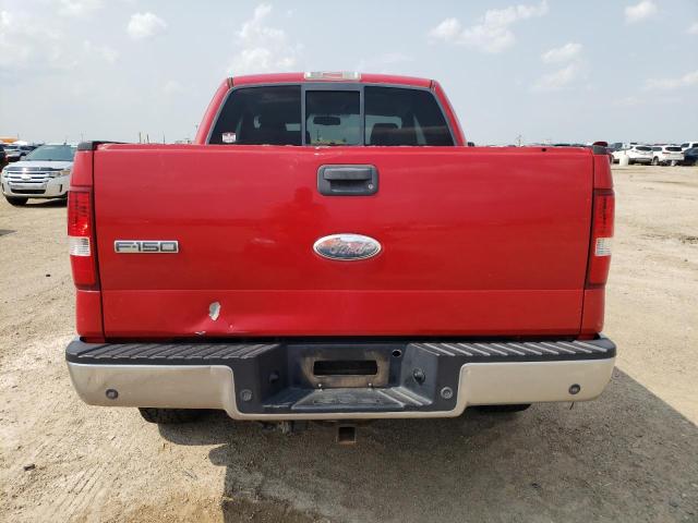 1FTPX14536FA33313 - 2006 FORD F150 RED photo 6