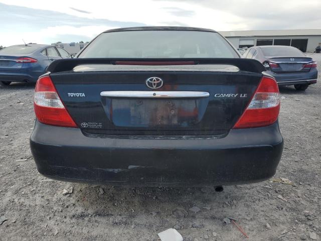 4T1BE32K02U030729 - 2002 TOYOTA CAMRY LE BLACK photo 6