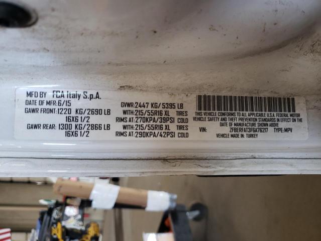 ZFBERFAT3F6A76217 - 2015 RAM PROMASTER 白色 照片 13