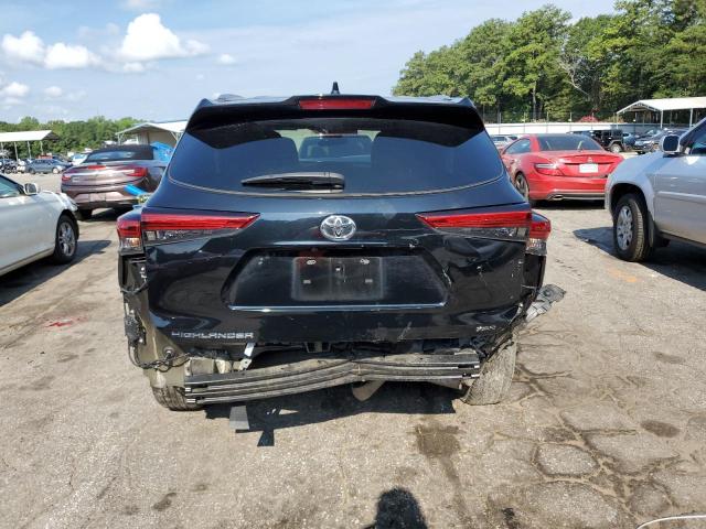 5TDLZRAHXMS064447 - 2021 TOYOTA HIGHLANDER XSE BLACK photo 6