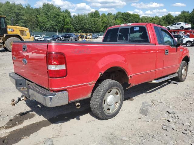 1FTRF14W65NB12709 - 2005 FORD F150 RED photo 3