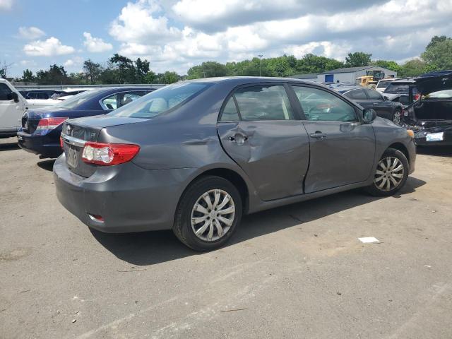 5YFBU4EE5DP081307 - 2013 TOYOTA COROLLA BASE Szary zdjęcie 3