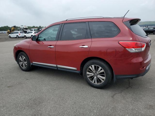 5N1AR2MM9EC712284 - 2014 NISSAN PATHFINDER S BURGUNDY photo 2