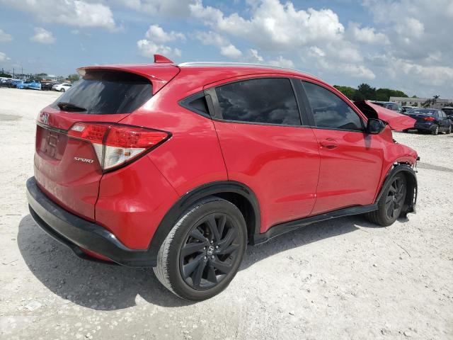 3CZRU5H17NM743663 - 2022 HONDA HR-V SPORT RED photo 3