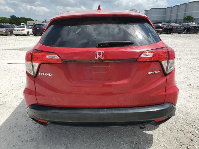 3CZRU5H17NM743663 - 2022 HONDA HR-V SPORT RED photo 6