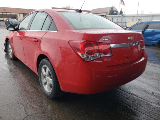 1G1PE5SB9G7147942 - 2016 CHEVROLET CRUISE LT RED photo 3