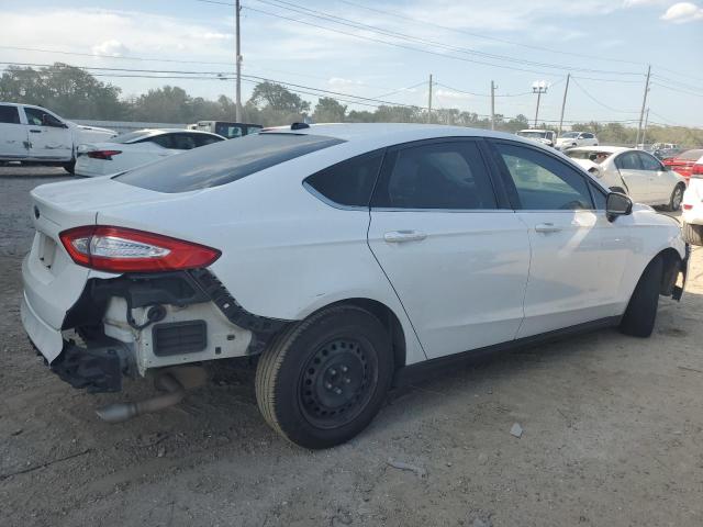 1FA6P0G71E5400240 - 2014 FORD FUSION S WHITE photo 3