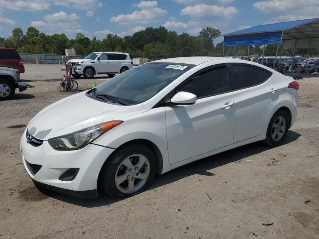 5NPDH4AEXCH118883 - 2012 HYUNDAI ELANTRA GLS WHITE photo 1