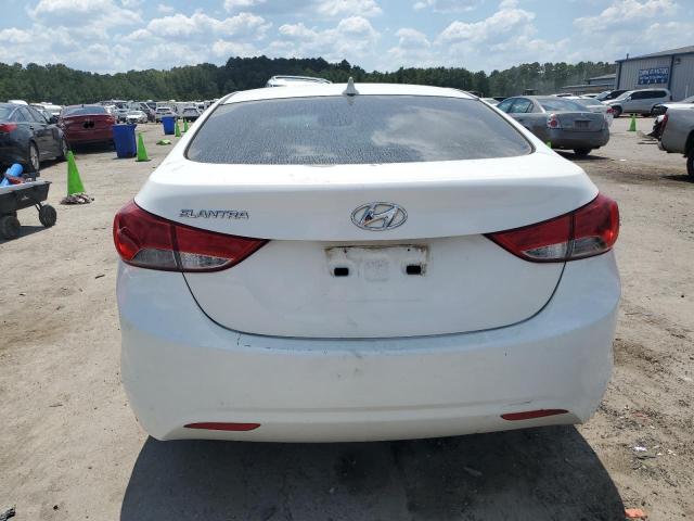 5NPDH4AEXCH118883 - 2012 HYUNDAI ELANTRA GLS WHITE photo 6