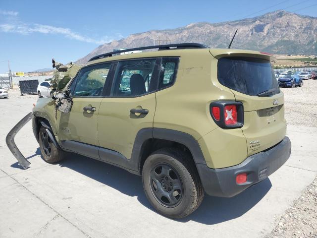 ZACCJBAT8FPB96156 - 2015 JEEP RENEGADE SPORT GREEN photo 2