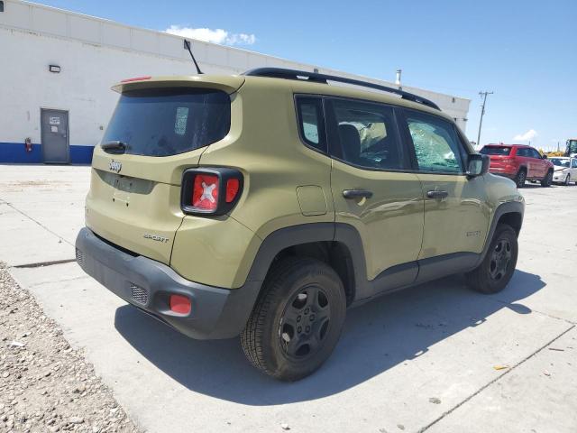 ZACCJBAT8FPB96156 - 2015 JEEP RENEGADE SPORT GREEN photo 3