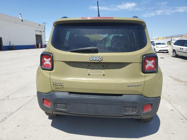 ZACCJBAT8FPB96156 - 2015 JEEP RENEGADE SPORT GREEN photo 6