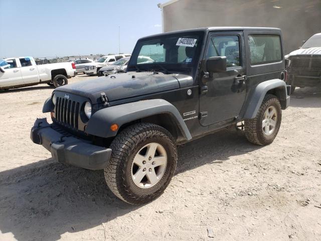 1C4AJWAG0CL182964 - 2012 JEEP WRANGLER SPORT GRAY photo 1