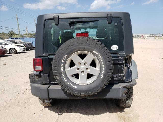 1C4AJWAG0CL182964 - 2012 JEEP WRANGLER SPORT GRAY photo 6