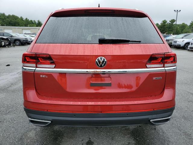 1V2BP2CA9NC543761 - 2022 VOLKSWAGEN ATLAS SEL RED photo 6