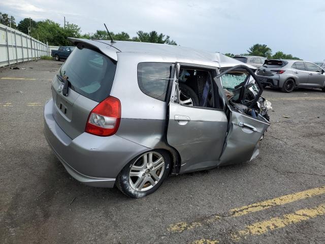 JHMGD38698S069684 - 2008 HONDA FIT SPORT SILVER photo 3