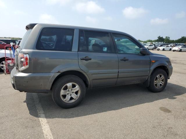 2HKYF18127H534506 - 2007 HONDA PILOT LX GRAY photo 3