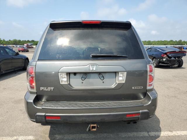 2HKYF18127H534506 - 2007 HONDA PILOT LX GRAY photo 6