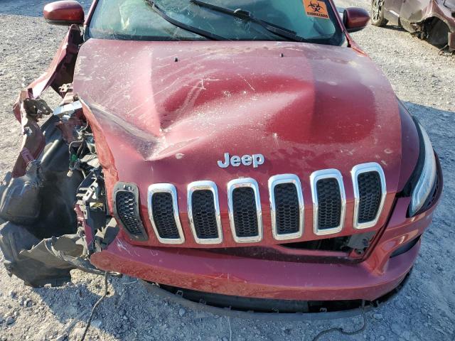 1C4PJMDB7HW500129 - 2017 JEEP CHEROKEE LIMITED RED photo 12