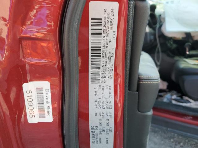 1C4PJMDB7HW500129 - 2017 JEEP CHEROKEE LIMITED RED photo 13