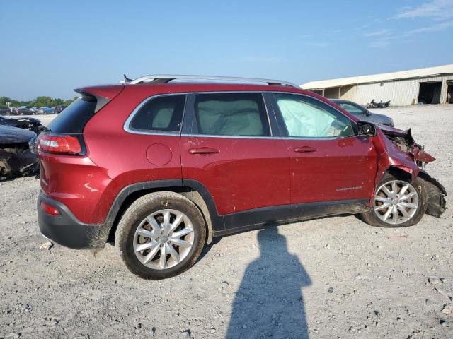 1C4PJMDB7HW500129 - 2017 JEEP CHEROKEE LIMITED RED photo 3